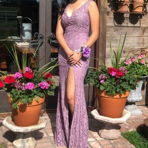 Mauve prom dress